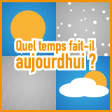 Quel temps fait-il aujourd'hui ?